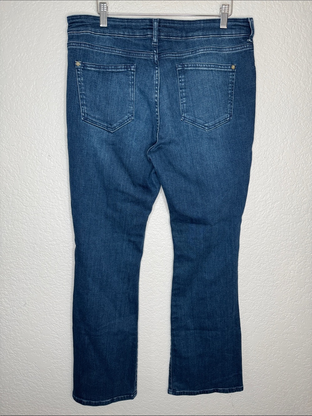 Anthropologie Pilcro Jeans Dark Wash Size 32 Bootcut Mini Flare - Picture 3 of 4